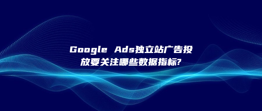 Google Ads獨立站廣告投放要關(guān)注哪些數(shù)據(jù)指標?