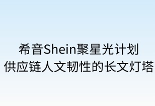 聚星光計劃：供應(yīng)鏈人文韌性的長明燈塔